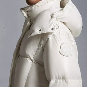 White Moncler Down Puffer